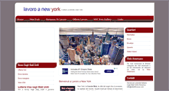 Desktop Screenshot of lavoroanewyork.it