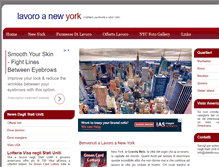 Tablet Screenshot of lavoroanewyork.it
